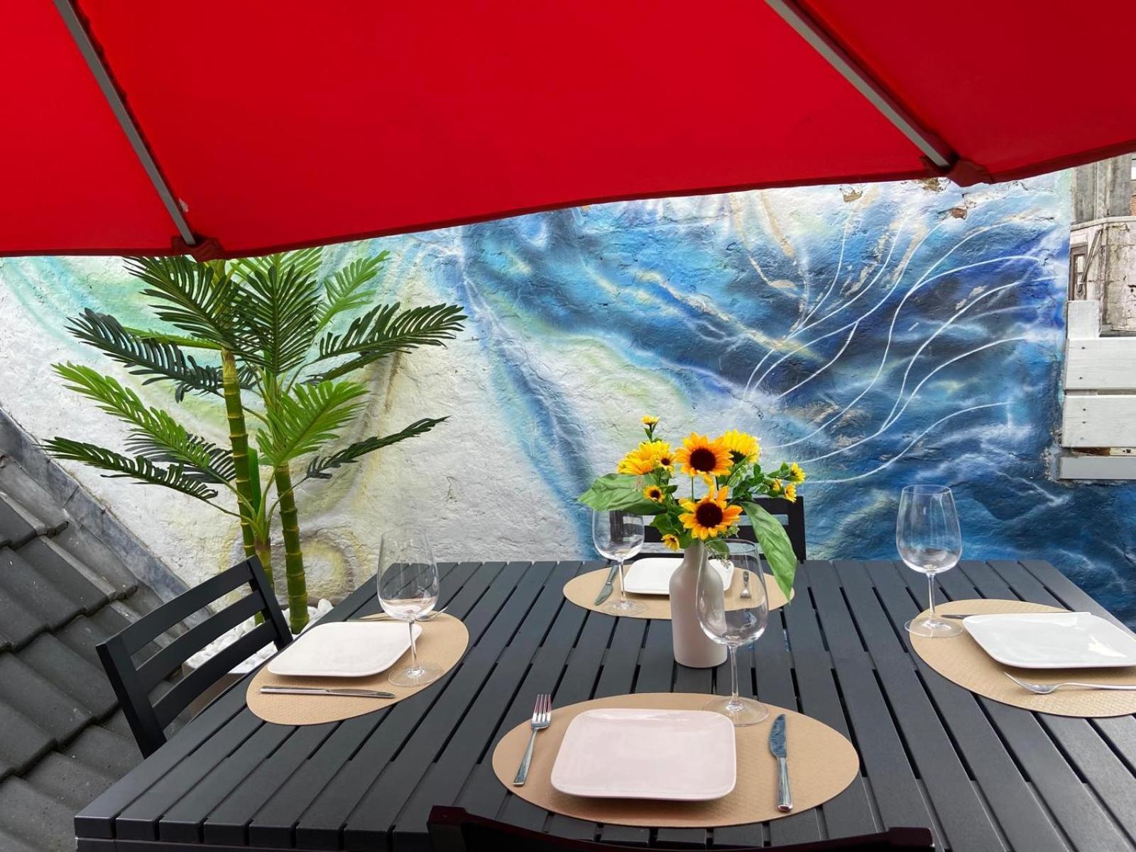 The Rooftop - A Trendy New Apartment With Airconditioning, Large Terrace & Free Parking Ostende Extérieur photo